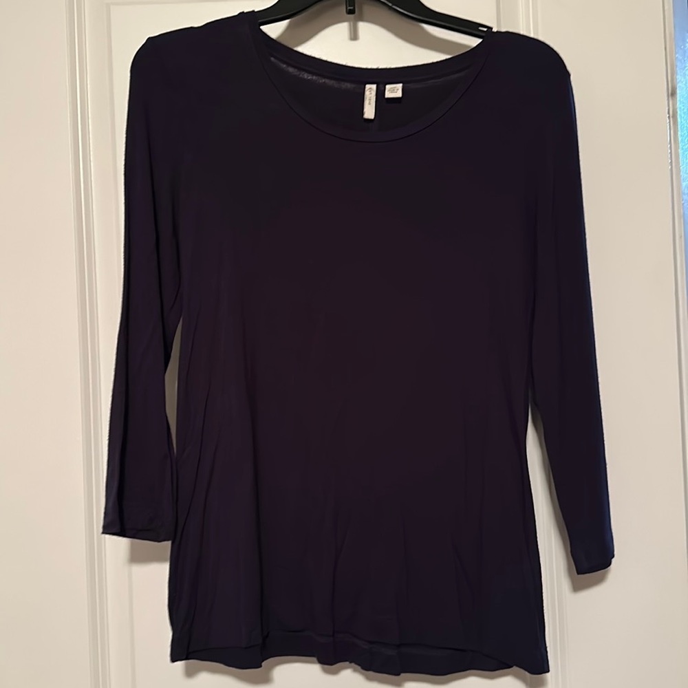 3/4 sleeve navy color